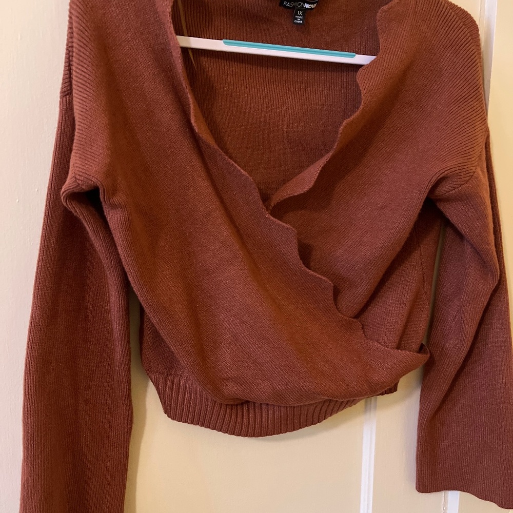 Open sweater